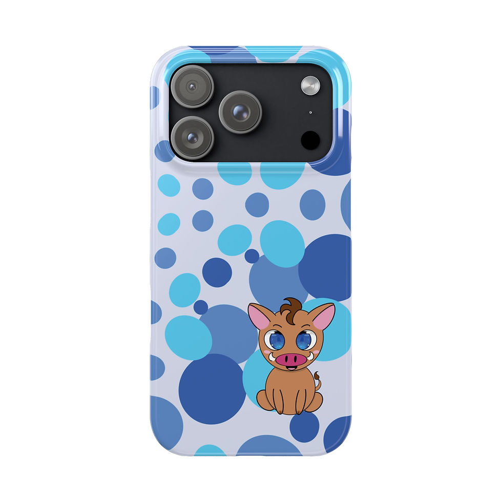 Thumbnail: Chibi Boar Slim Phone Cases