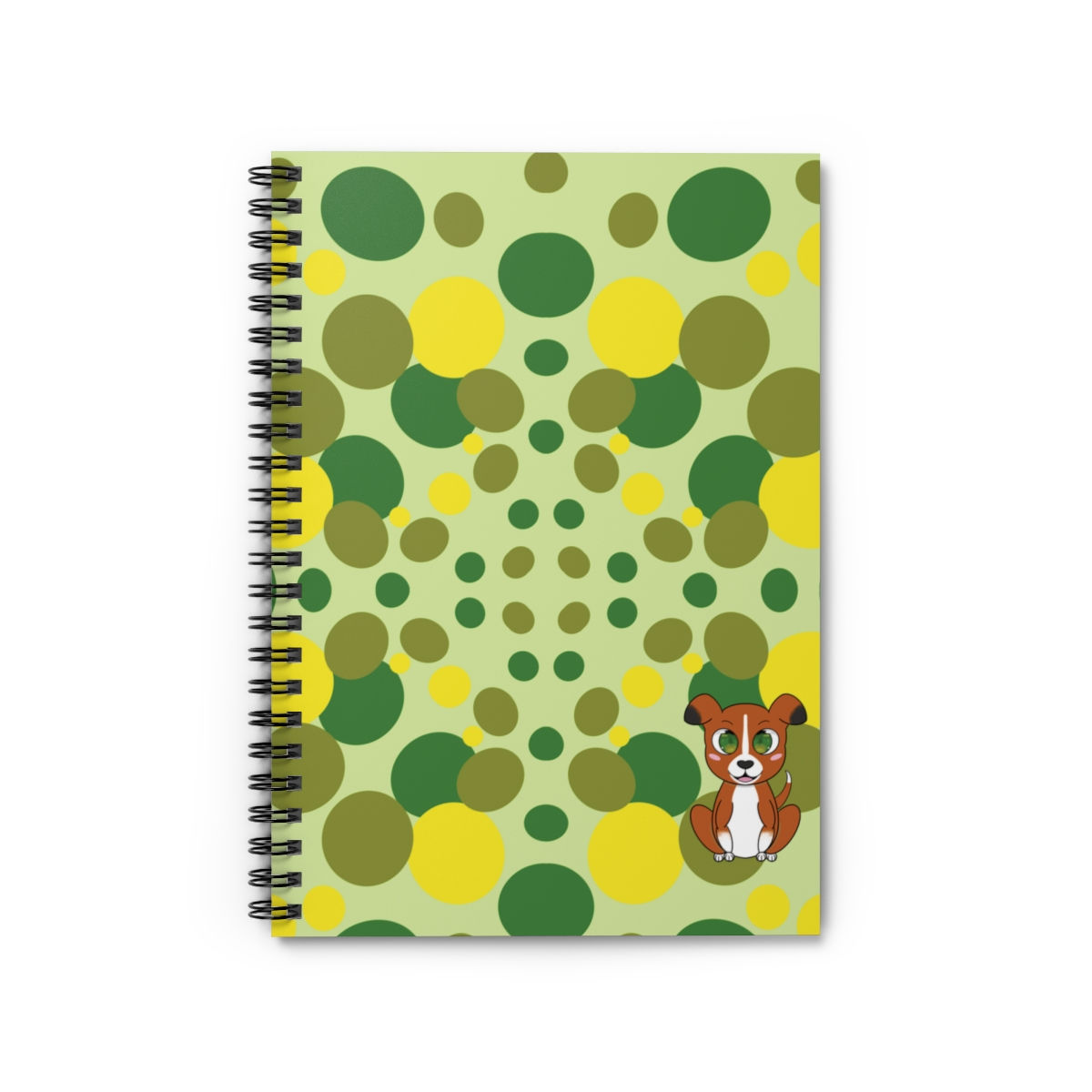 Chibi Dog Spiral Notebook - Ruled Line