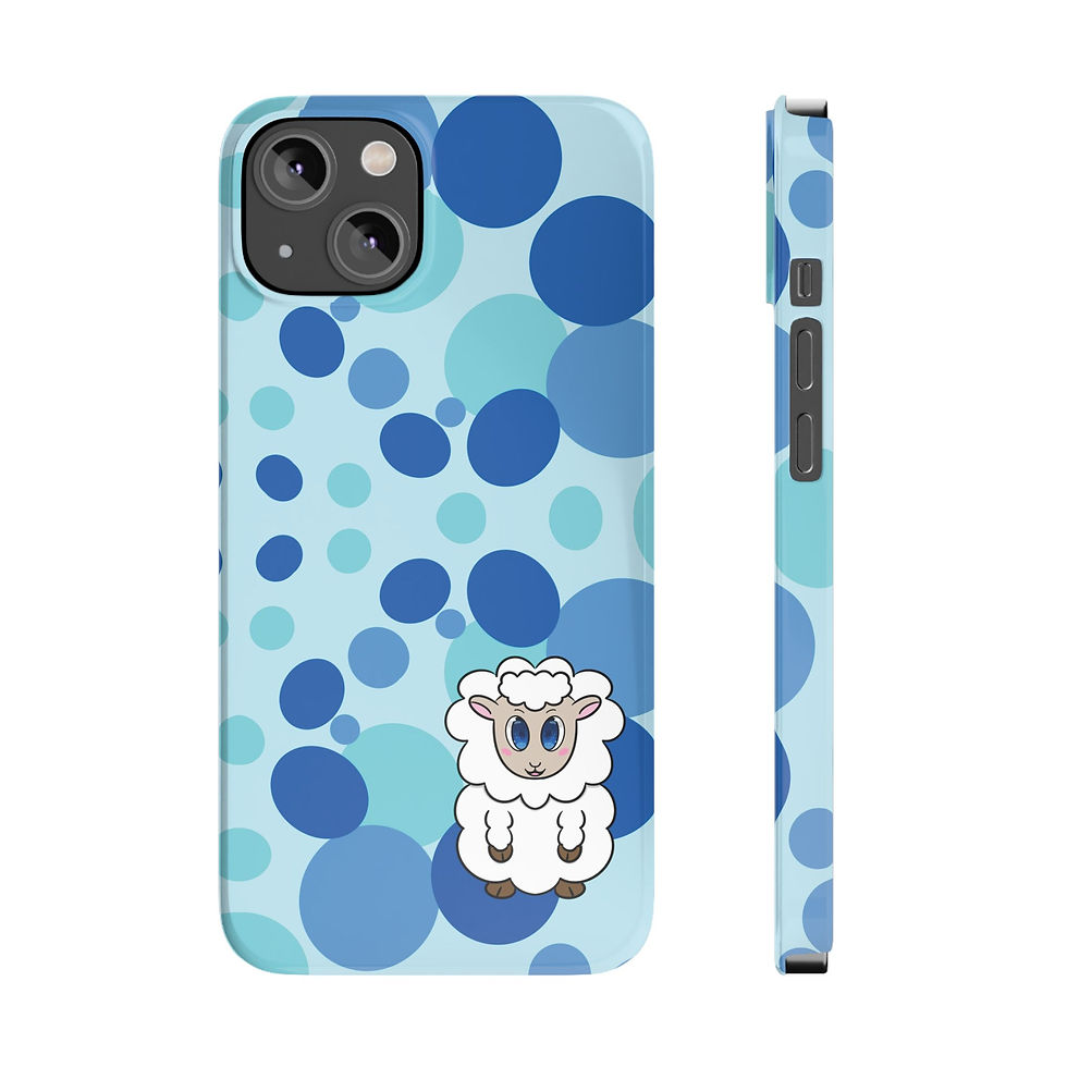 Thumbnail: Chibi Sheep Slim Phone Cases
