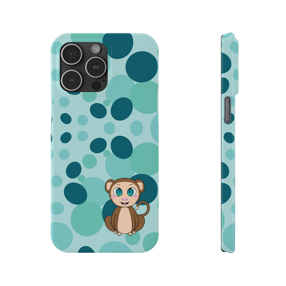 Thumbnail: Chibi Monkey Slim Phone Cases
