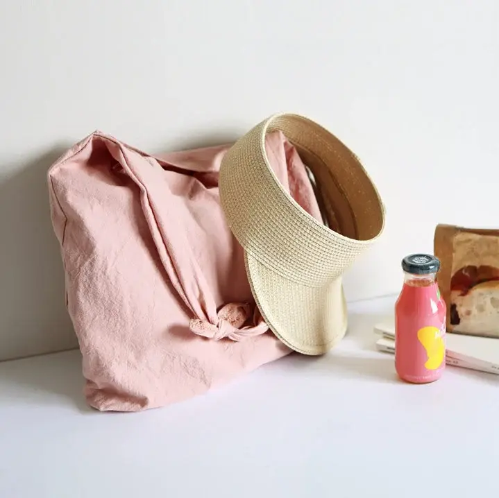 Thumbnail: Cotton Linen Adjustable Tote Bag