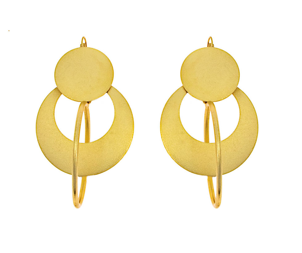 Opposing Circles Earrings