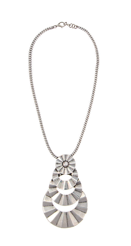 Μικρογραφία: Wavy Circles Necklace