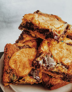Dark Chocolate Orange Gooey Bars