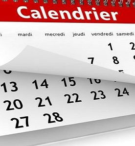 Calendrier de la saison 2022