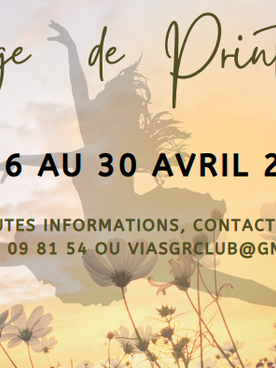 Stage de Printemps