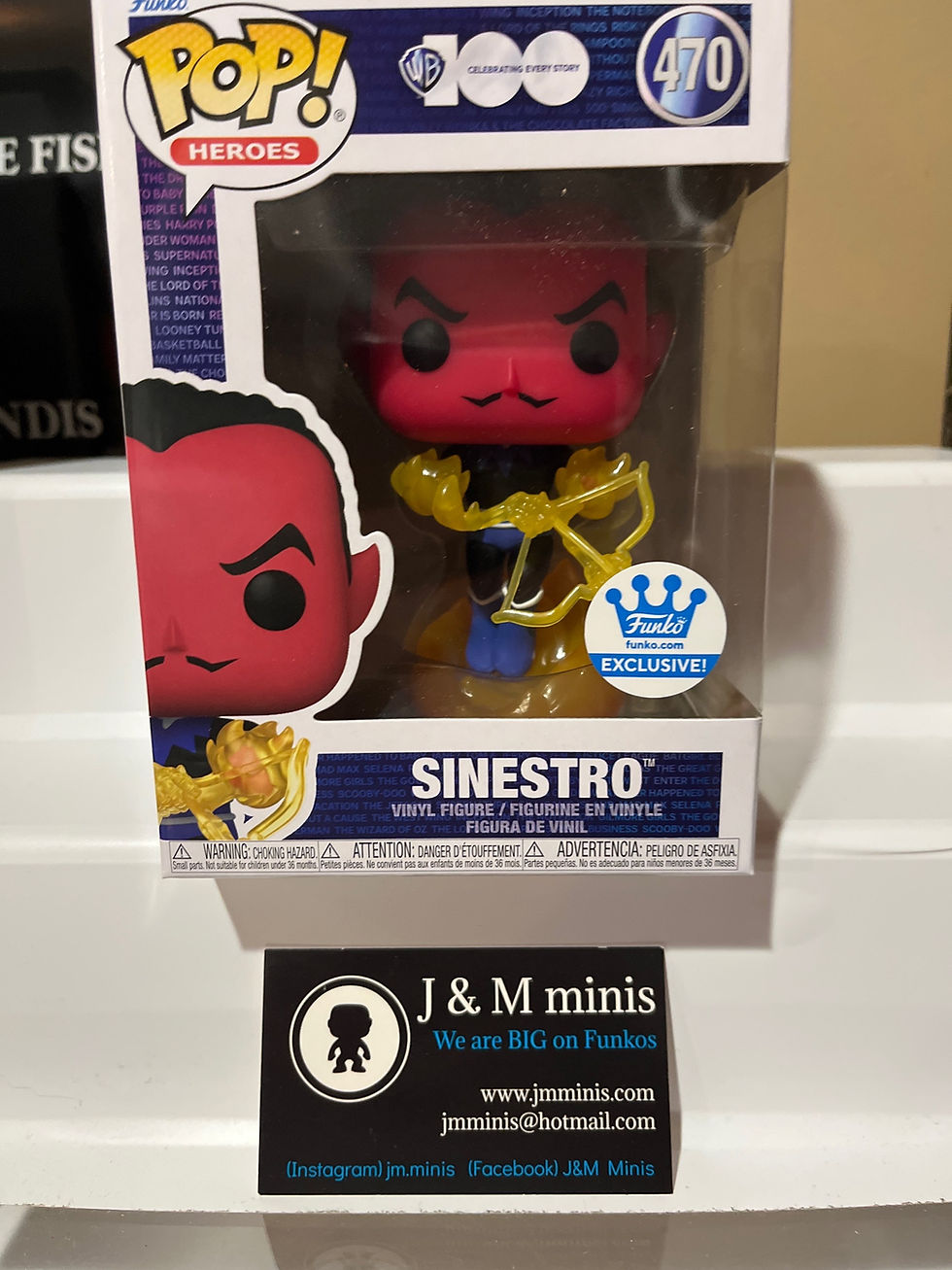 Sinestro Funko Shop Exclusive Pop