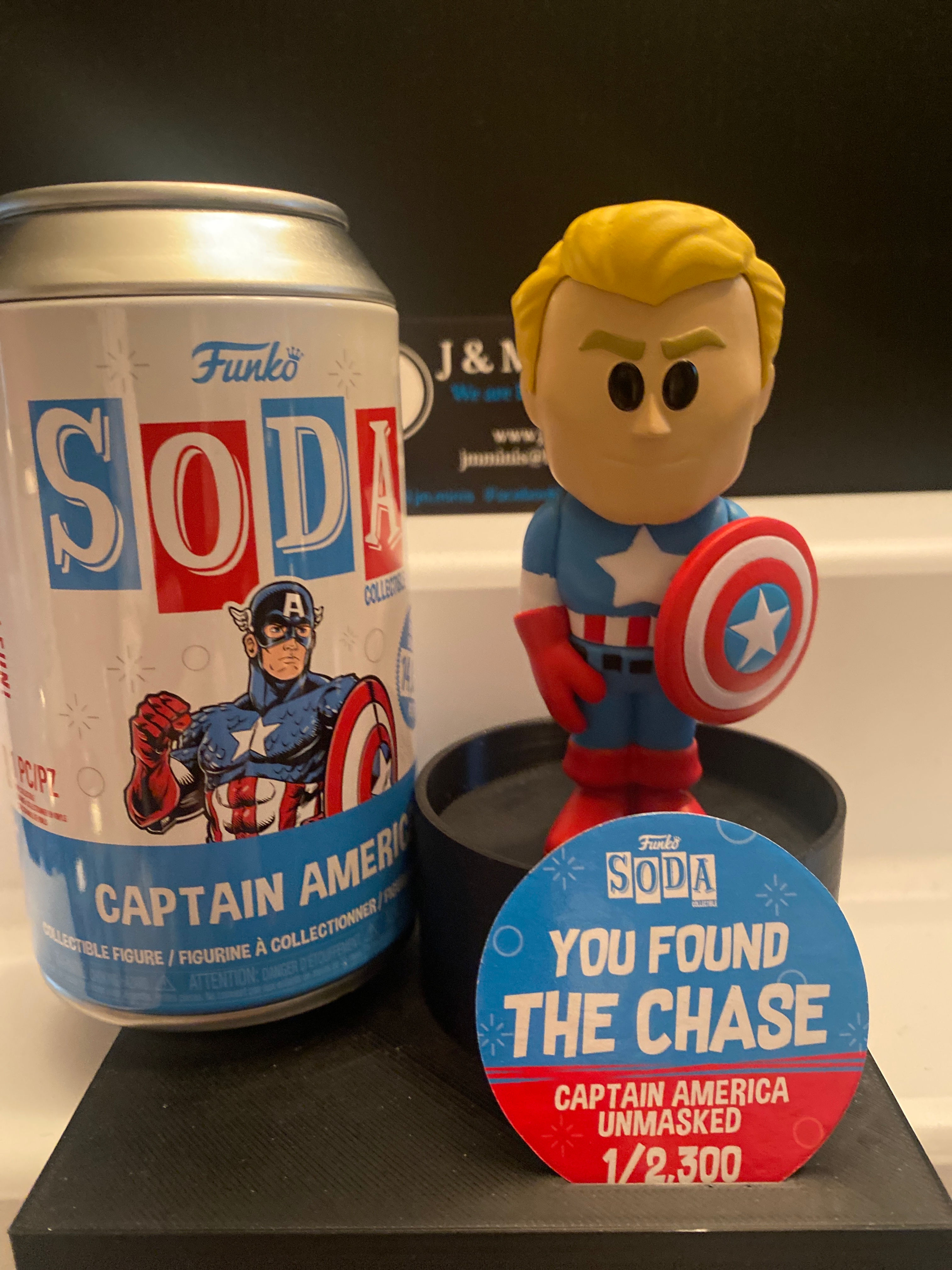 Captain America Chase Soda