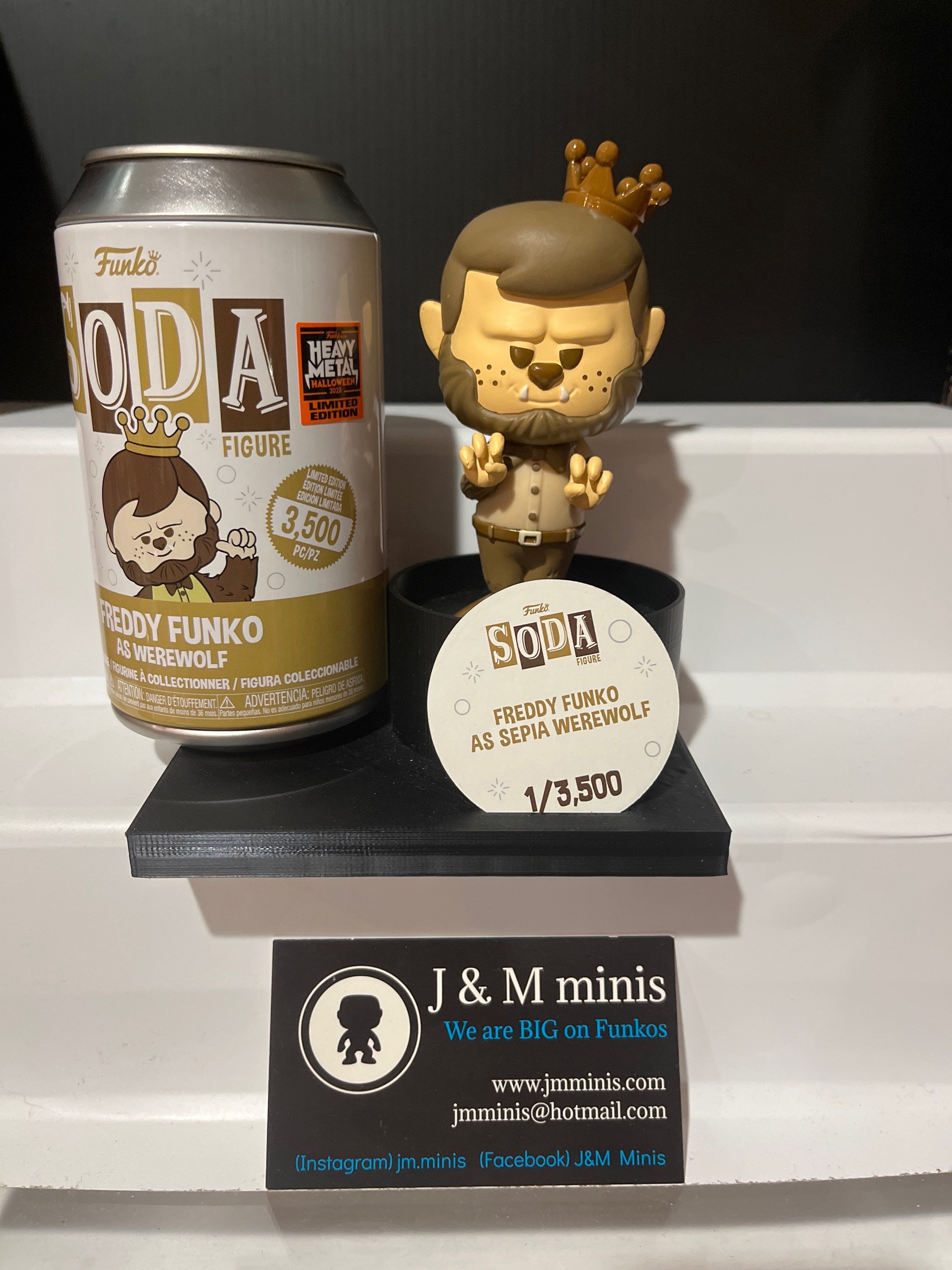 Freddy as Sepia Werewolf Soda