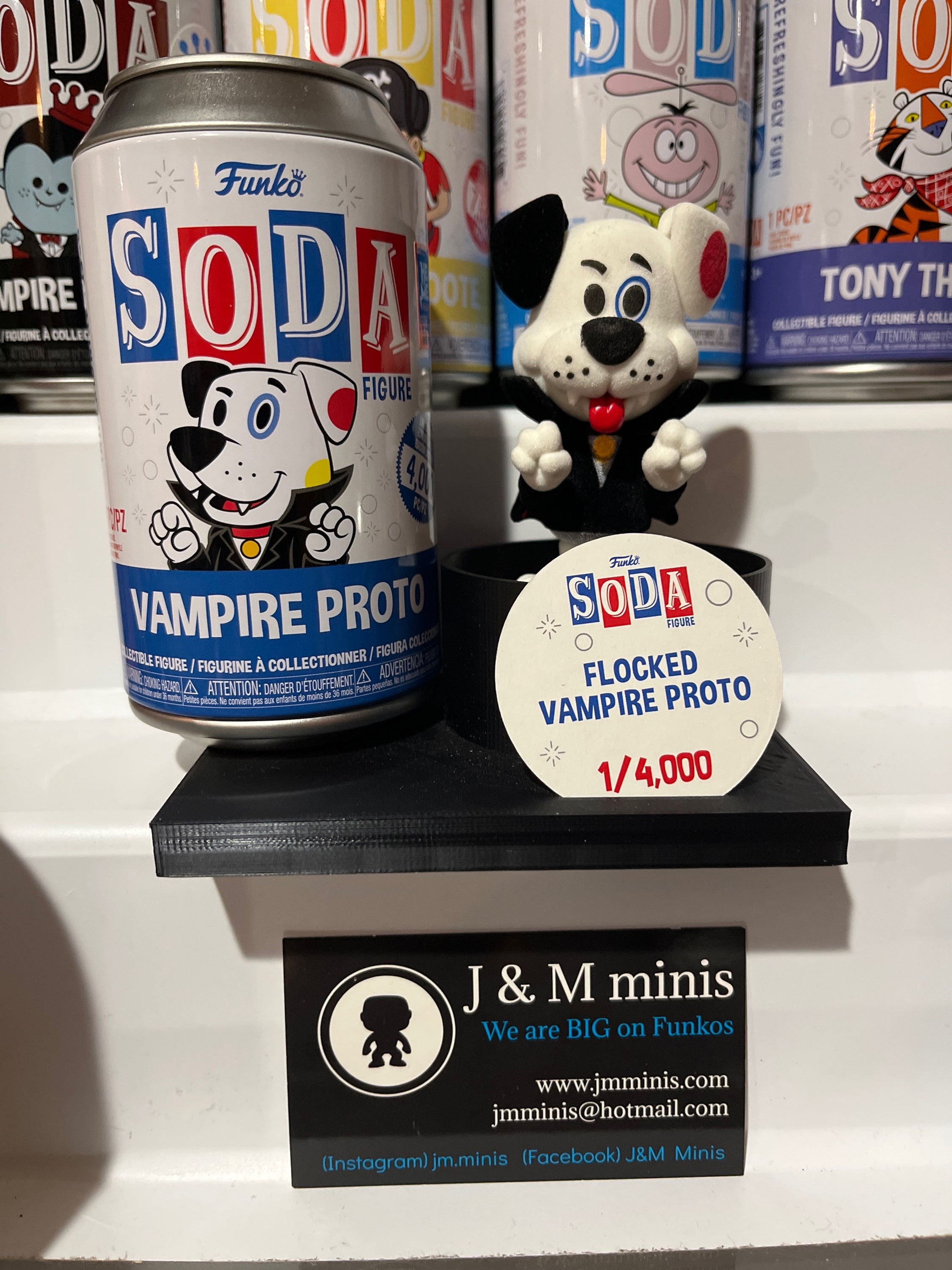 Flocked Vampire Proto Soda
