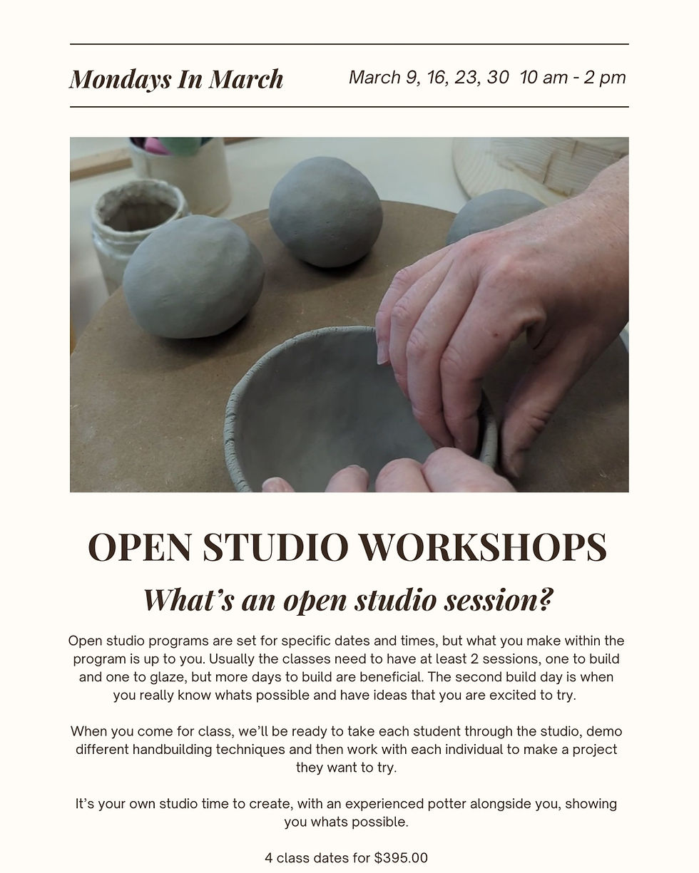 Thumbnail: Monday Open Studios Sessions - March