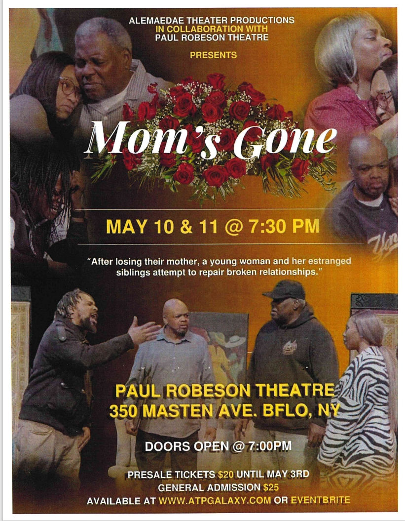 Mom's Gone - May 10-May 11, 2024 7:30 p.m.