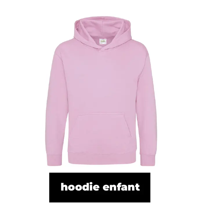 Hoodie enfant unisexe personnalisé