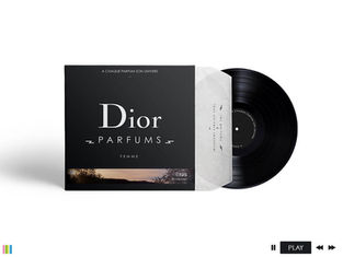 Planches Avant-Projet - Page de présentation du module de formation Dior parfums