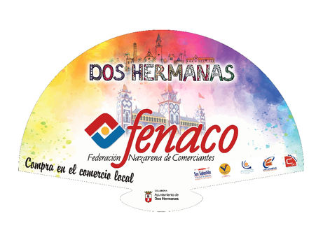 La Federación Nazarena de Comerciantes reparte 15.000 abanicos en la Feria