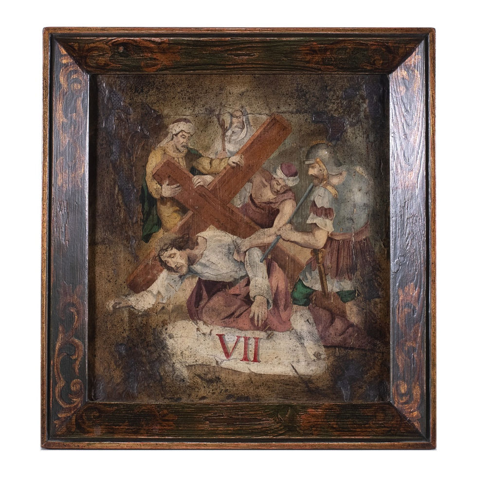 Miniatura: Lienzos Estaciones Viacrucis I-XIV
