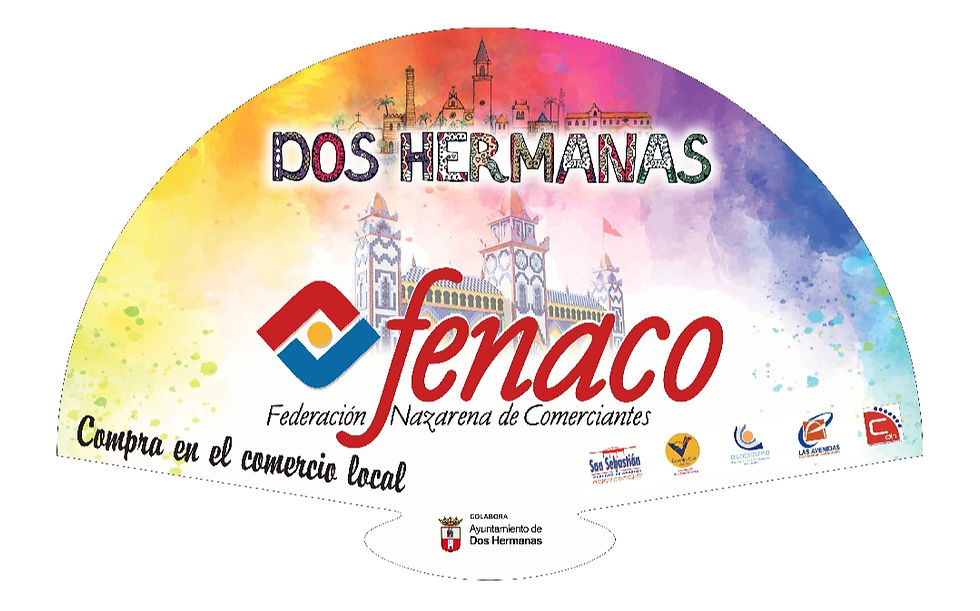 La Federación Nazarena de Comerciantes reparte 15.000 abanicos en la Feria