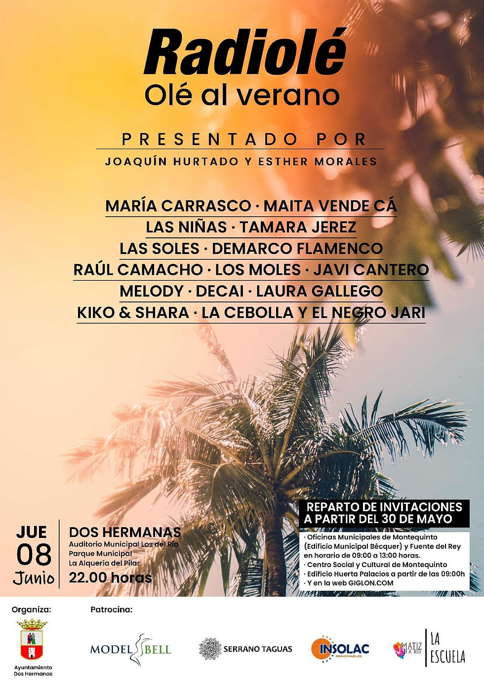 Cartel del festival radiolé