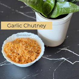 If you want to try something garlicky, something fiery. Here comes our Garlic Chutney. Do give it a try and share your feedback!!