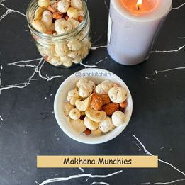 Fasting calls for some Munchies.. Here comes the healthy version of it . Let's make this Makhana Muchies and enjoy the festivities.