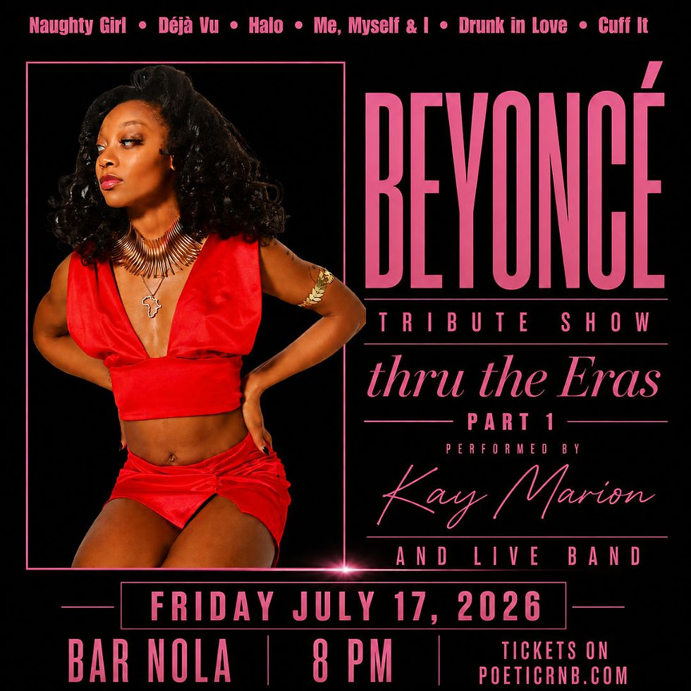 Beyoncé Tribute Show w/ Live Band