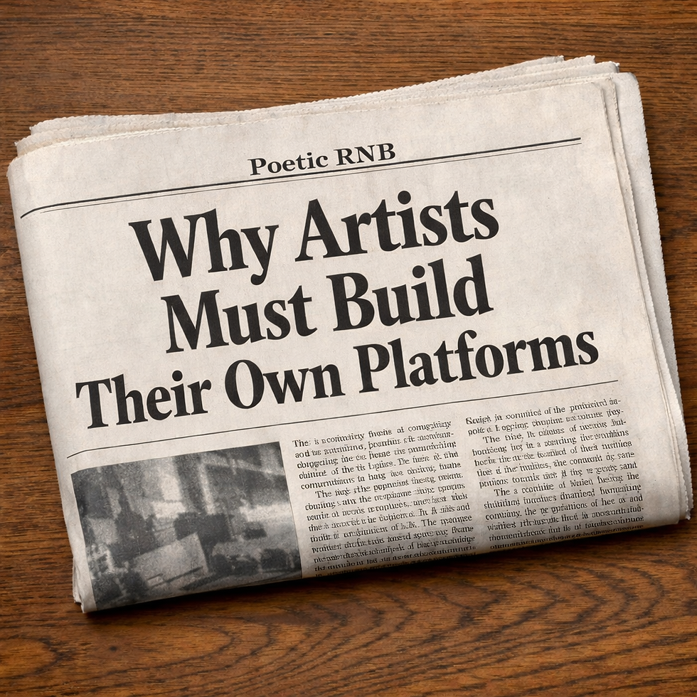 The Cost of Visibility: Why Artists Must Build Their Own Platforms