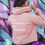 Thumbnail: Goddess Body Cropped Hoodie Pink