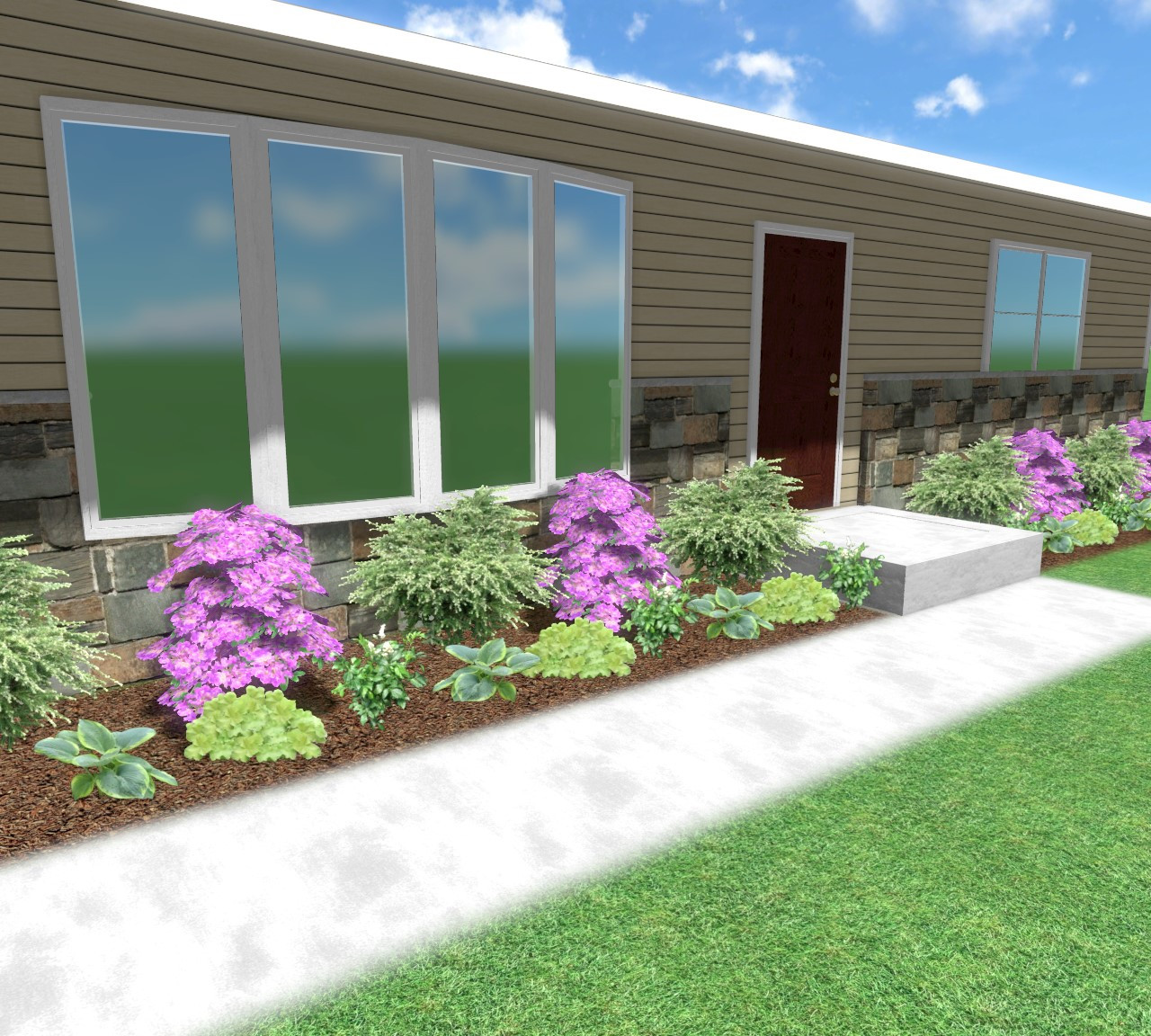 Small Shade Entryway Garden