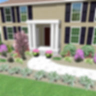 Shade Garden Entryway