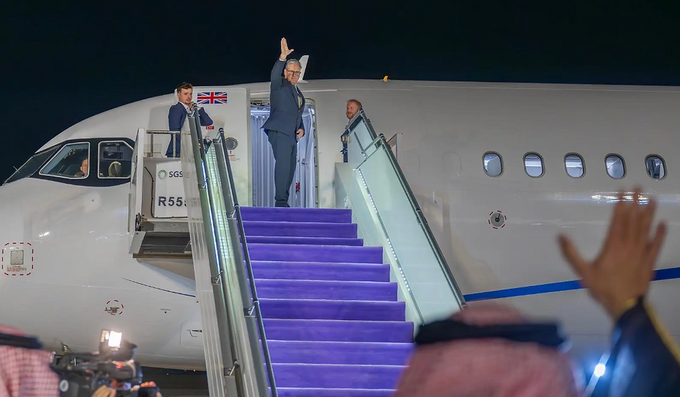 British Prime Minister Keir Starmer concluded his visit to Riyadh on Monday, strengthening bilateral ties between the United Kingdom and Saudi Arabia through key discussions on trade, investment, and regional security.