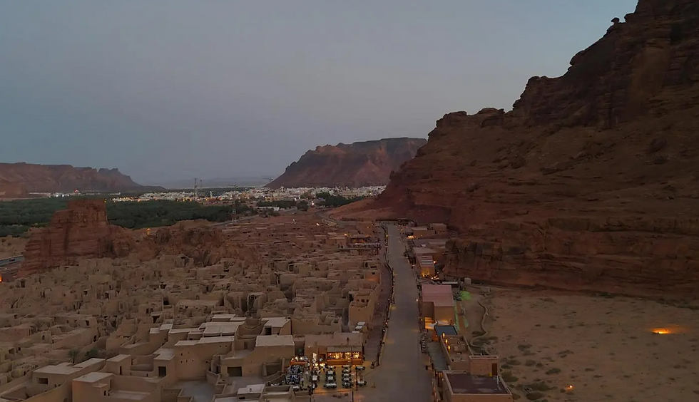 The Royal Commission for AlUla is restoring the Old Town to preserve its heritage and enhance its appeal as a cultural and tourist destination.