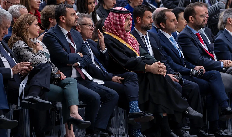 Prince Fahd bin Jalawi attended the opening of the 144th IOC session in Olympia, Greece, where the new IOC president was set to be elected.