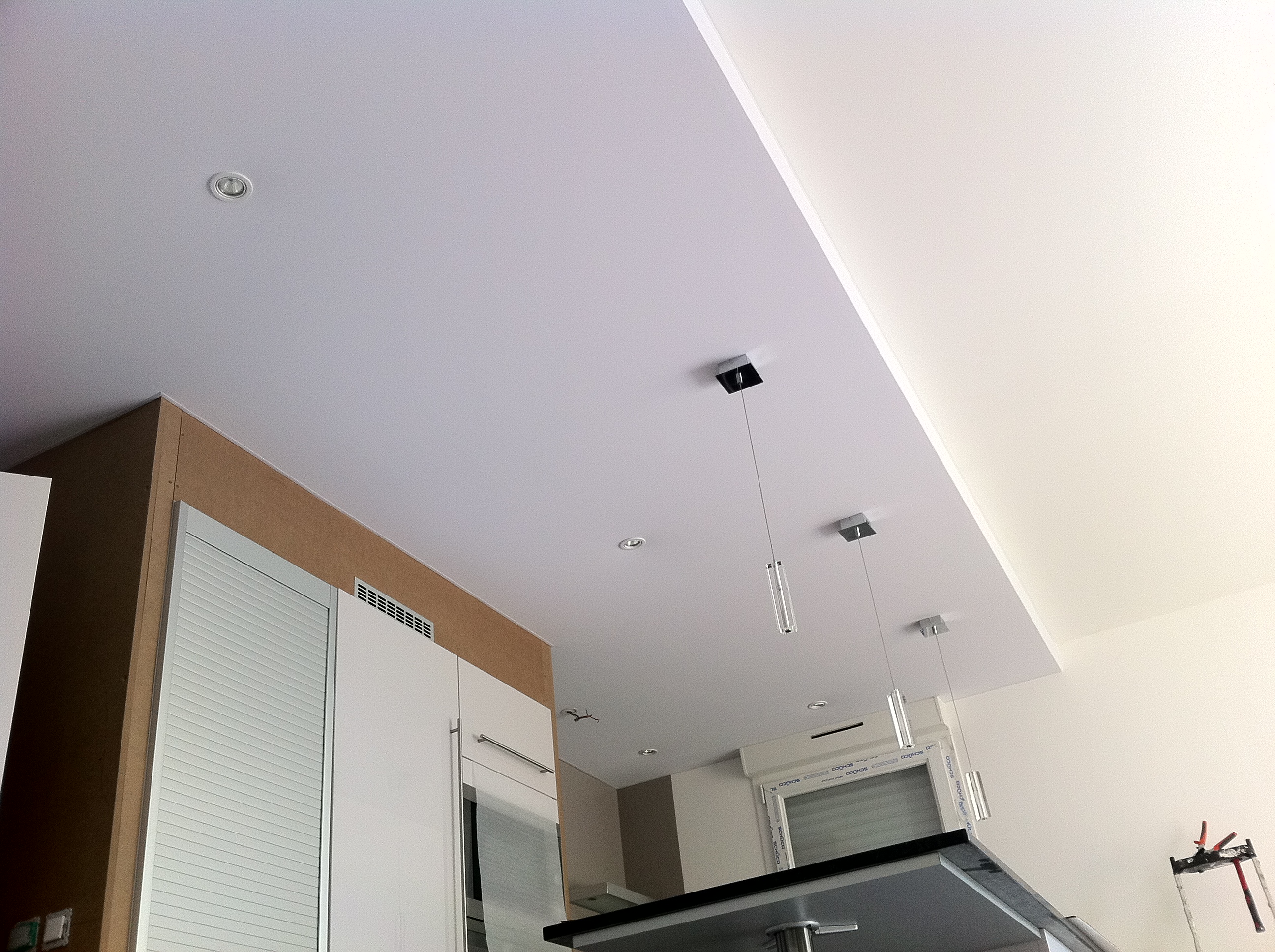 Plafond tendu cuisine