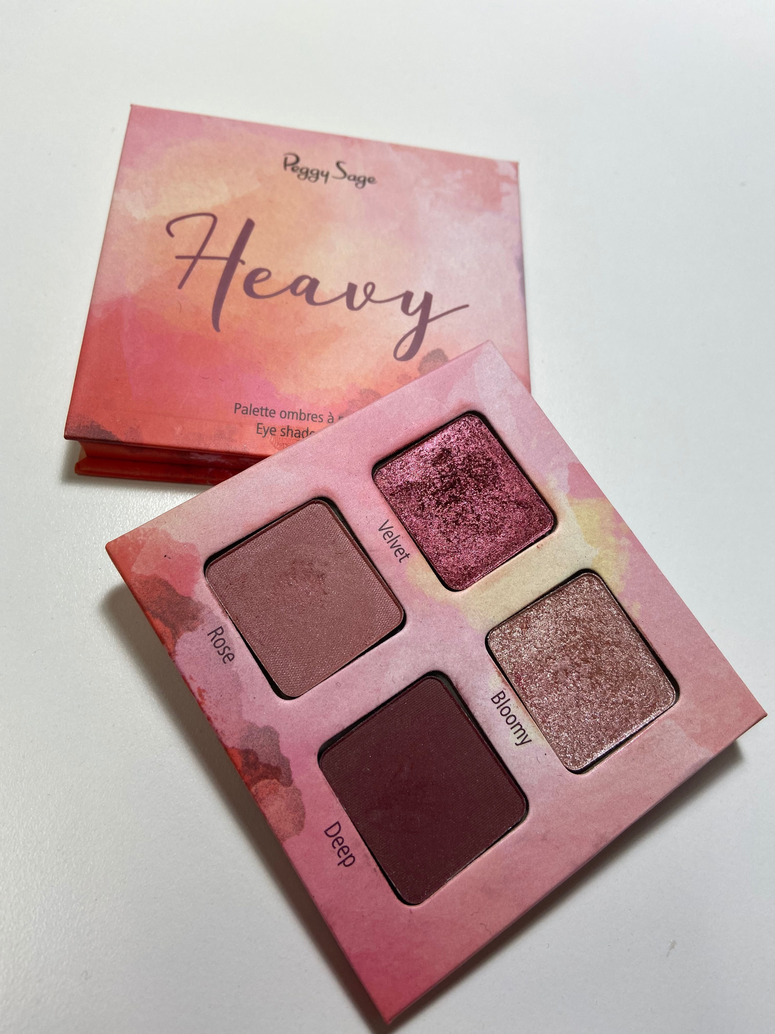 Palette 4 ombres à paupières HEAVY
