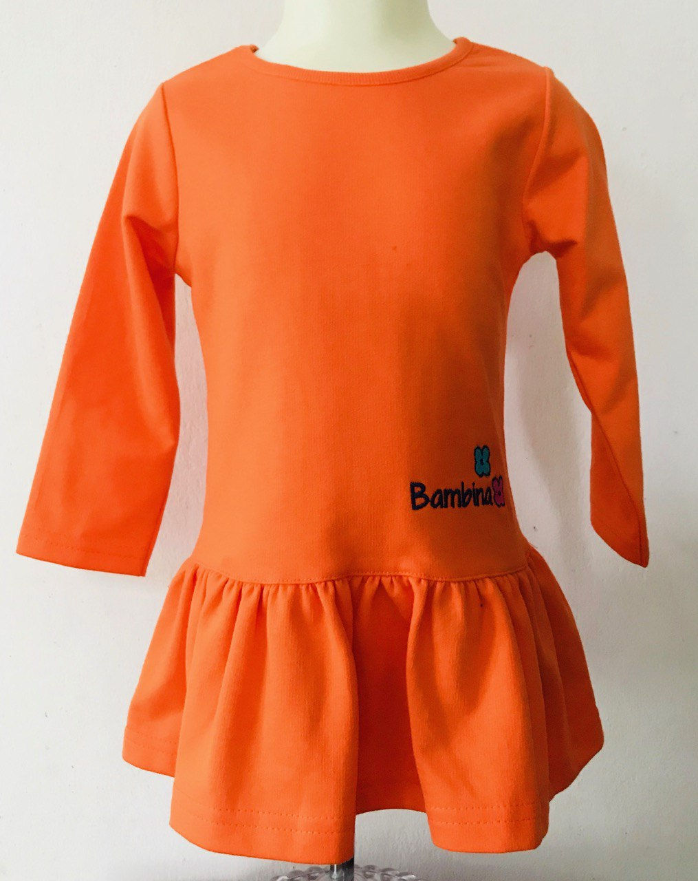 Vestido manga larga Bambina