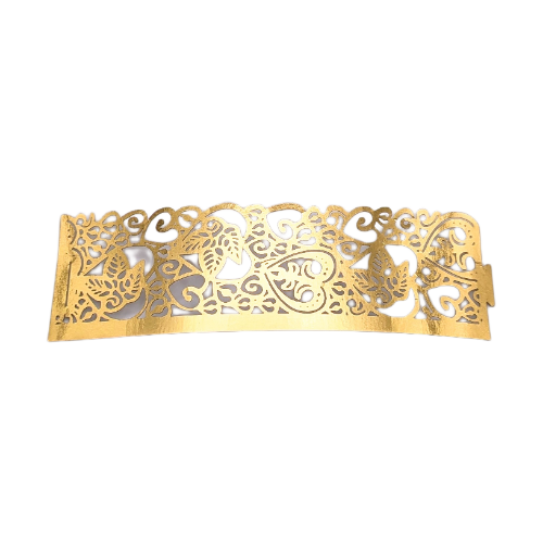 Thumbnail: Gold votive or tealight candles wraps 10pk