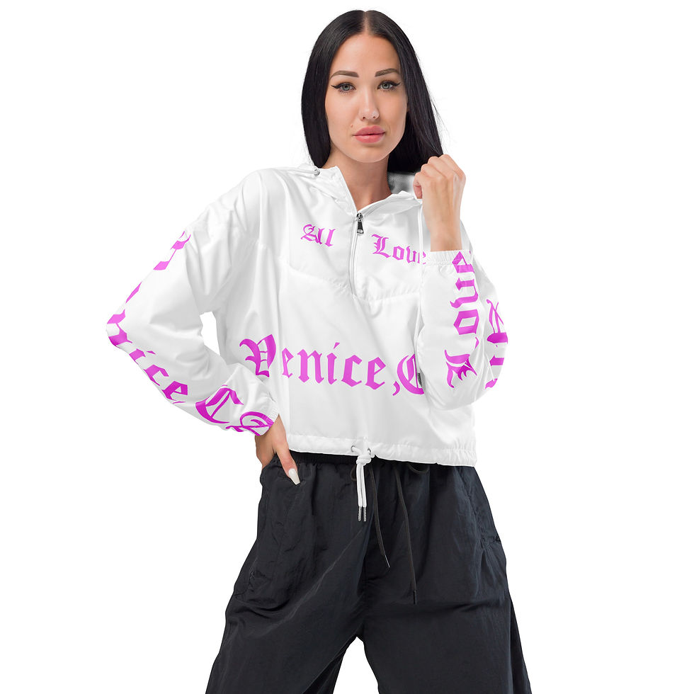 Thumbnail: All Love Women’s cropped windbreaker Run edition 