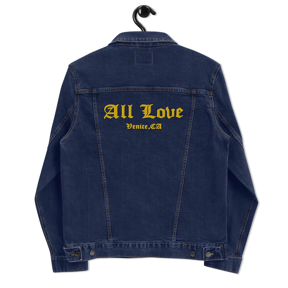 Thumbnail: All Love Unisex denim jacket