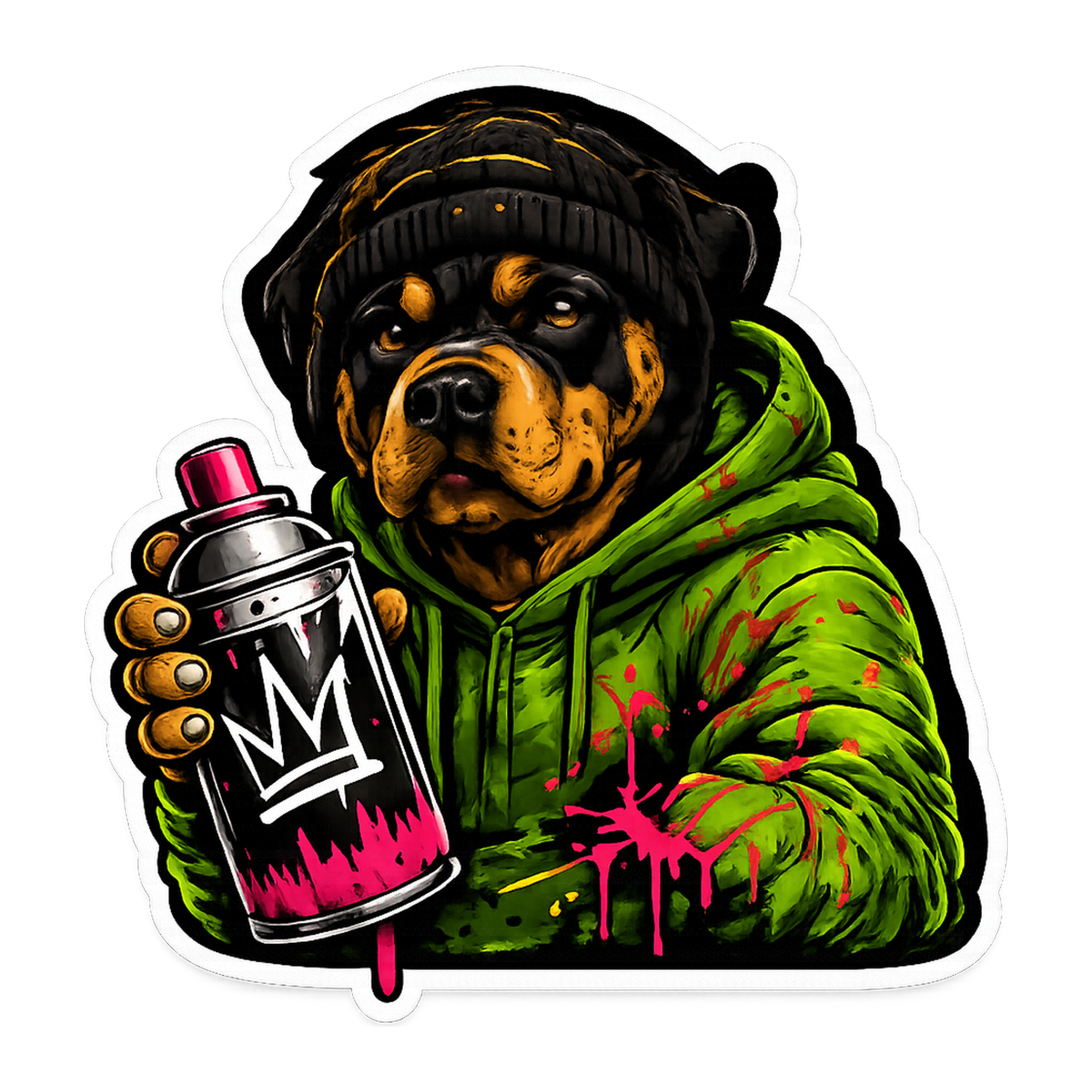 Street Artist Rottweiler