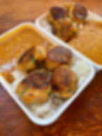 Butternut & Spinach Koftas in an Indian Sauce