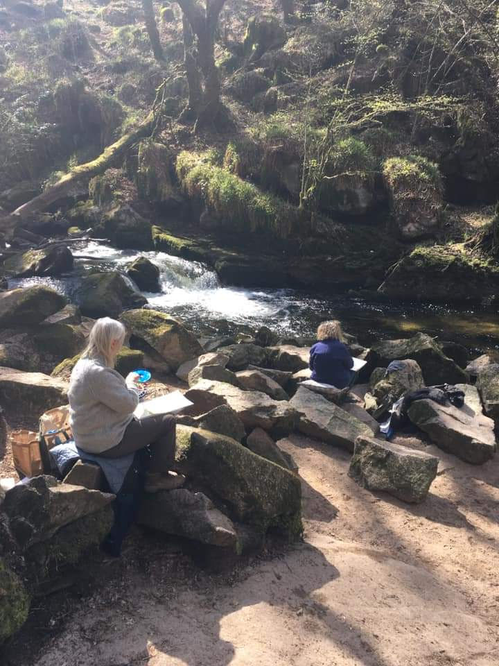 on location Golitha Falls UK