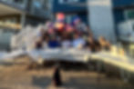 Private hibachi catering at a beach house in Wildwood NJ with Umami Hibachi chef cooking for guests.