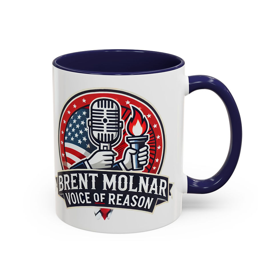 Thumbnail: Brent Molnar Voice of Reason Accent Coffee Mug - 11oz & 15oz