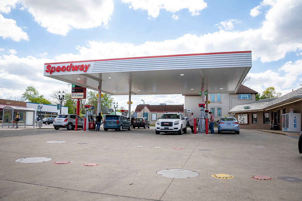 Building Exterior of Speedway