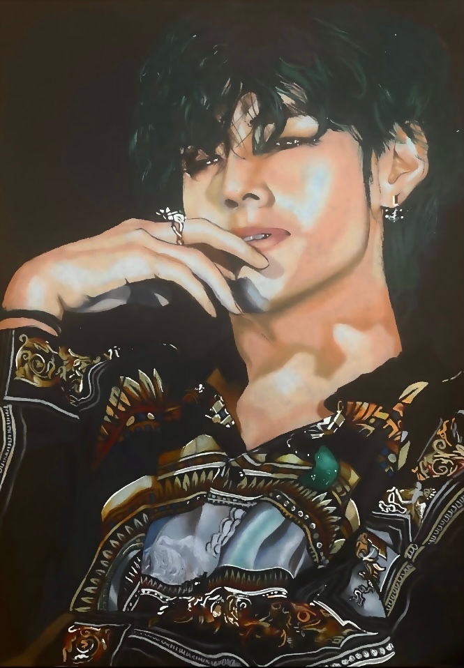Taehyung - Premium Embellished Print