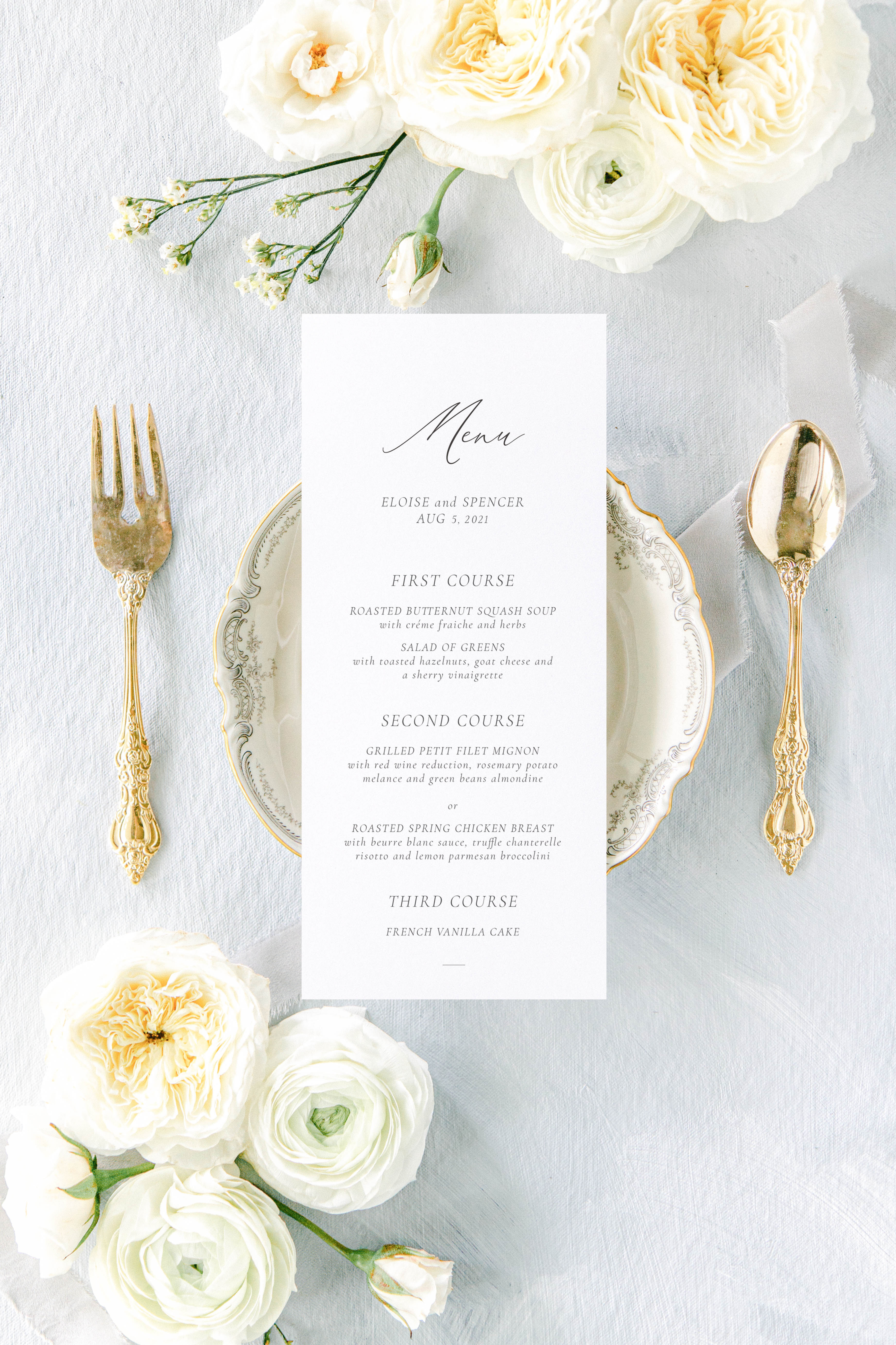 MENÜ KARTI - THE ADÈLE