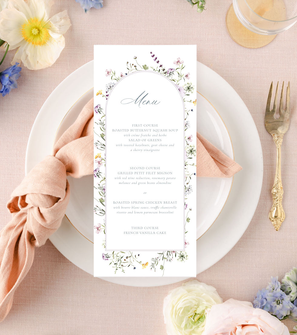 MENÜ KARTI - THE THÉRÈSE