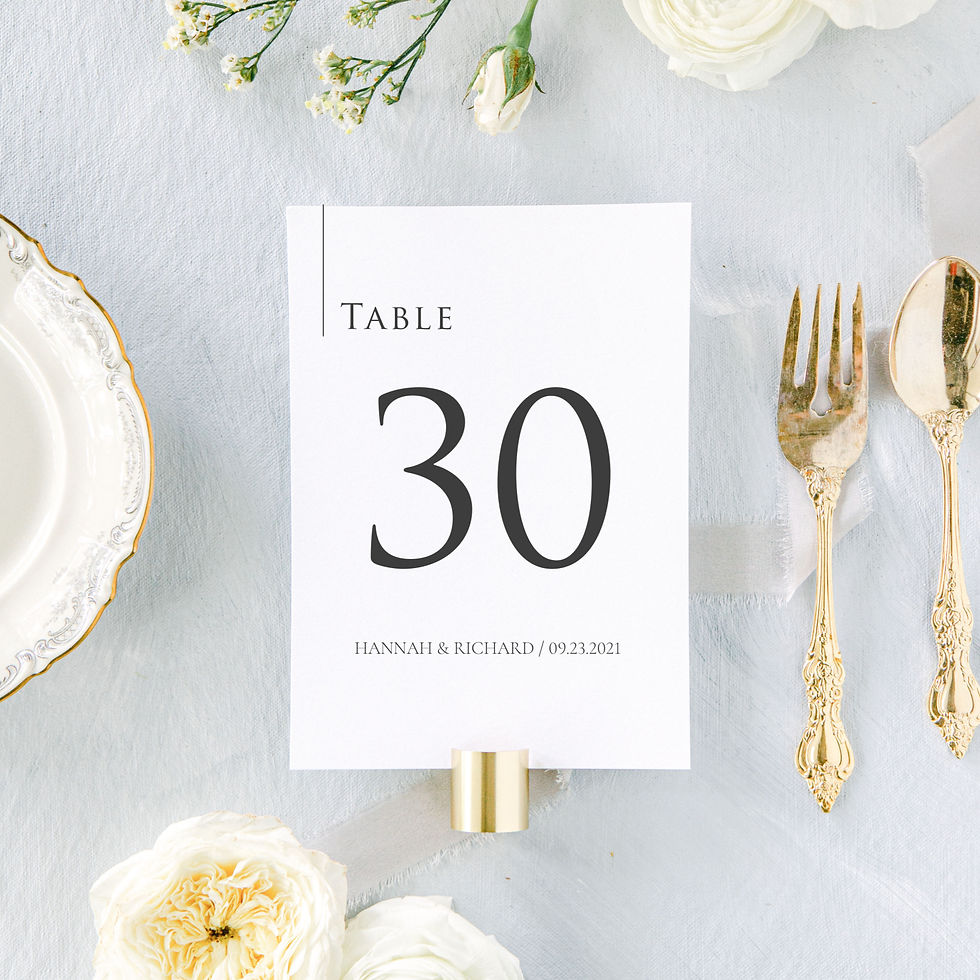 MASA KARTI - THE SOPHIA - 1