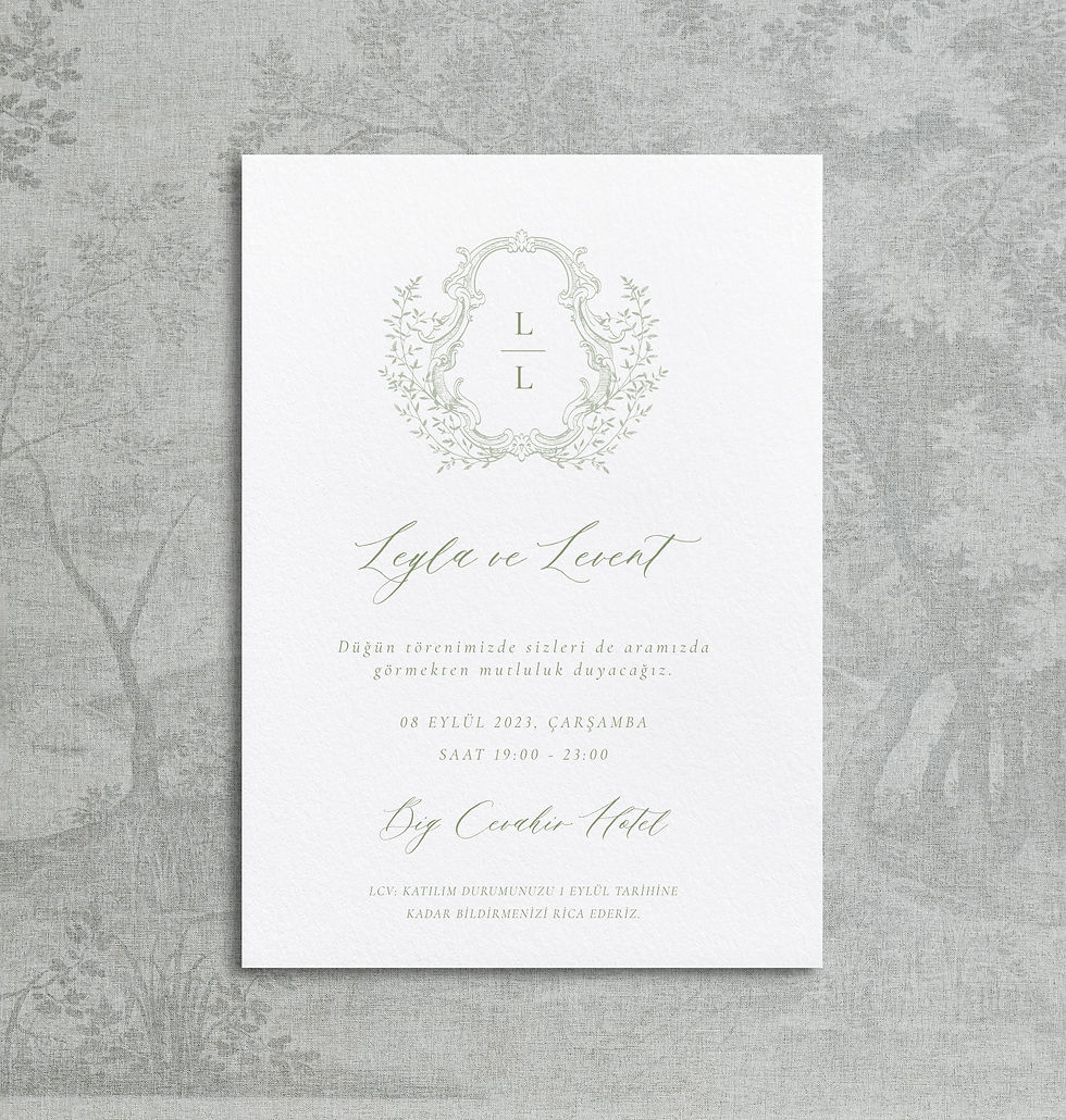 sage düğün davetiyesi