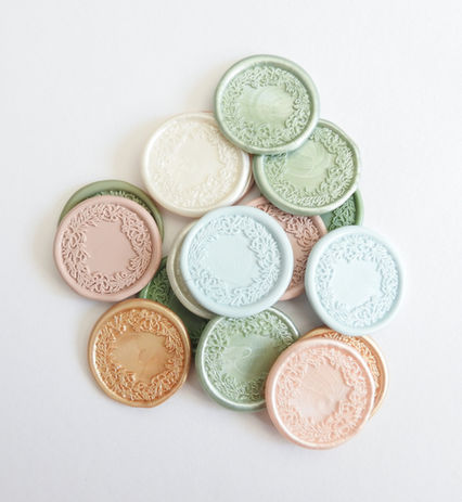 davetiye mührü - wax seal sticker